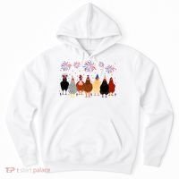 Happy 4th Of July Independence Day Fireworks Chicken Hen Farmer Hoodie thumb 0