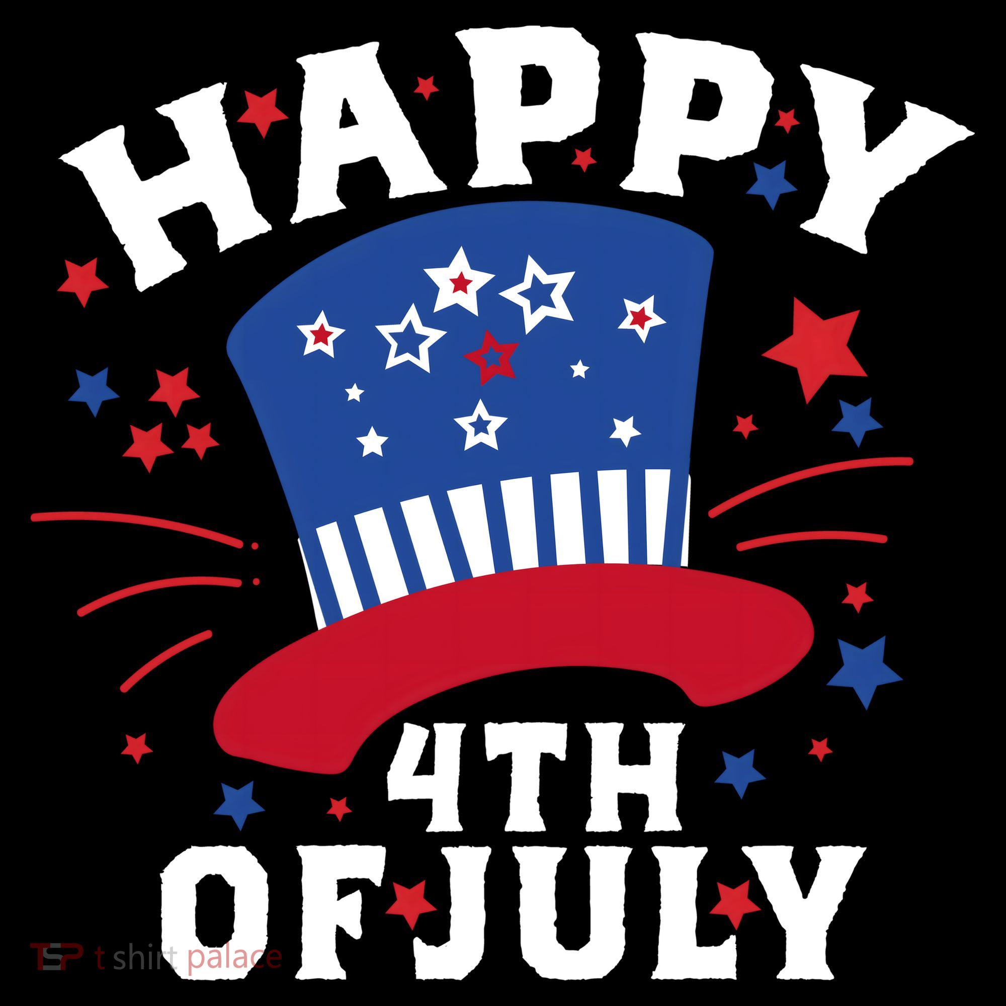 Happy 4th Of July Festive Celebration Stripe Pom Pom Beanie