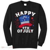 Happy 4th Of July Festive Celebration Tall Sweatshirt thumb 0