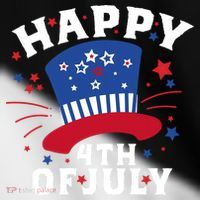 Happy 4th Of July Festive Celebration Toddler Fine Jersey T-Shirt thumb 2