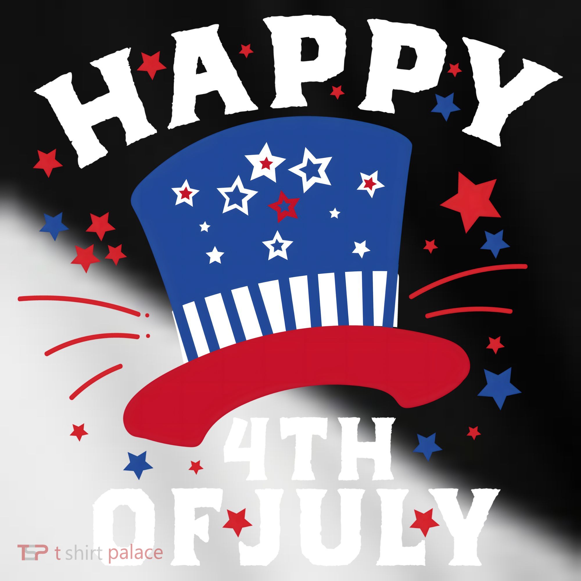 Happy 4th Of July Festive Celebration Toddler Fine Jersey T-Shirt