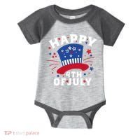 Happy 4th Of July Festive Celebration Infant Baby Jersey Bodysuit thumb 0