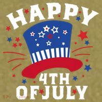 Happy 4th Of July Festive Celebration Garment-Dyed Women's Muscle Tee thumb 6