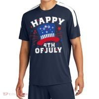Happy 4th Of July Festive Celebration Sport-Tek Competitor United Soccer Jersey thumb 0