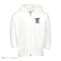 Happy 4th Of July Festive Celebration Toddler Zip Fleece Hoodie thumb 0
