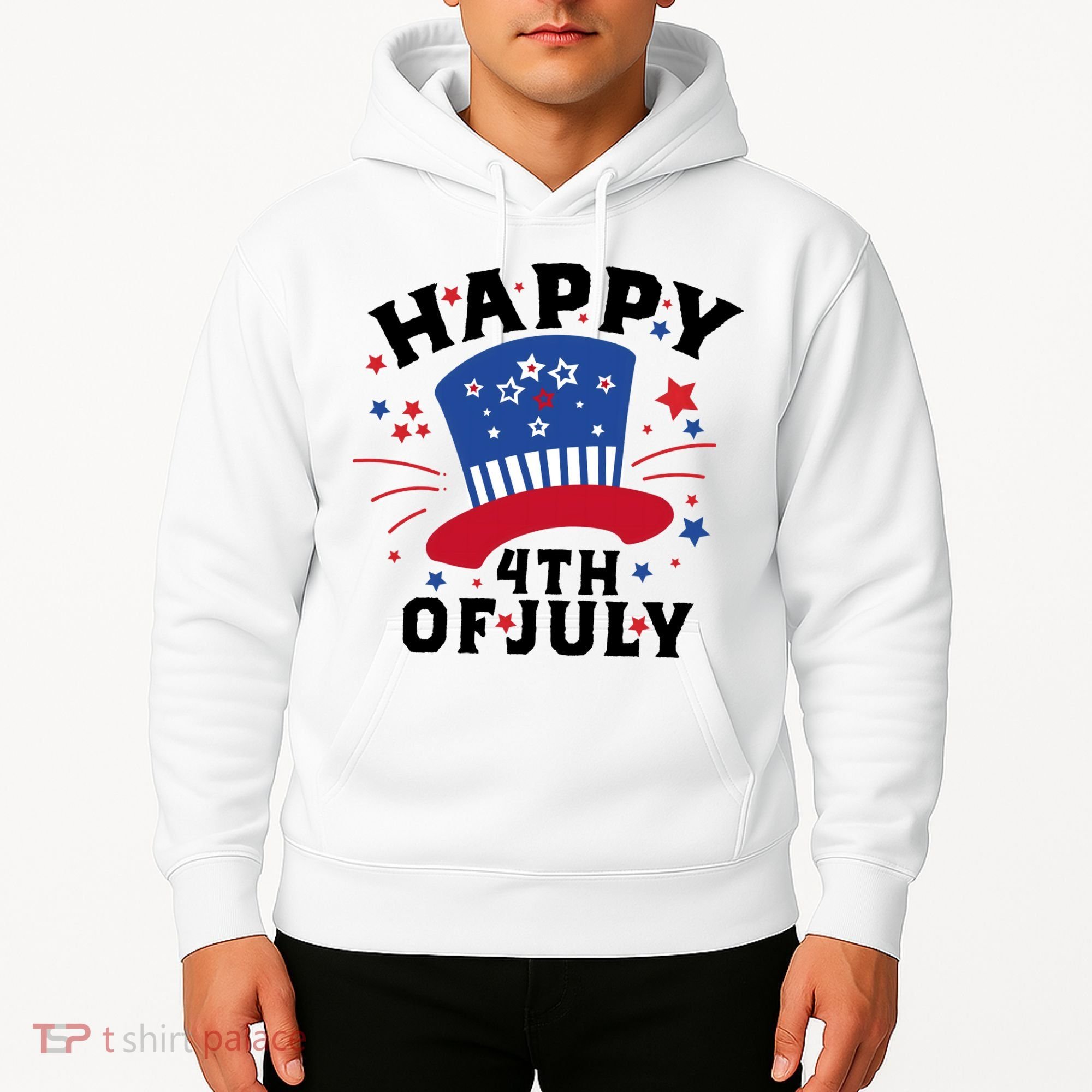 Happy 4th Of July Festive Celebration Hoodie