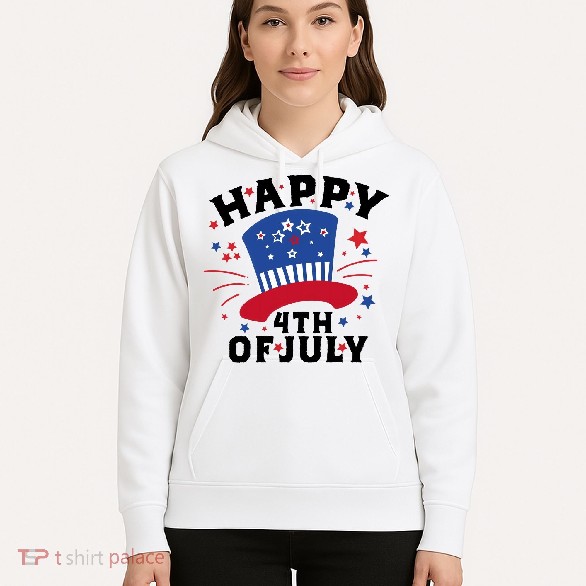 Happy 4th Of July Festive Celebration Hoodie