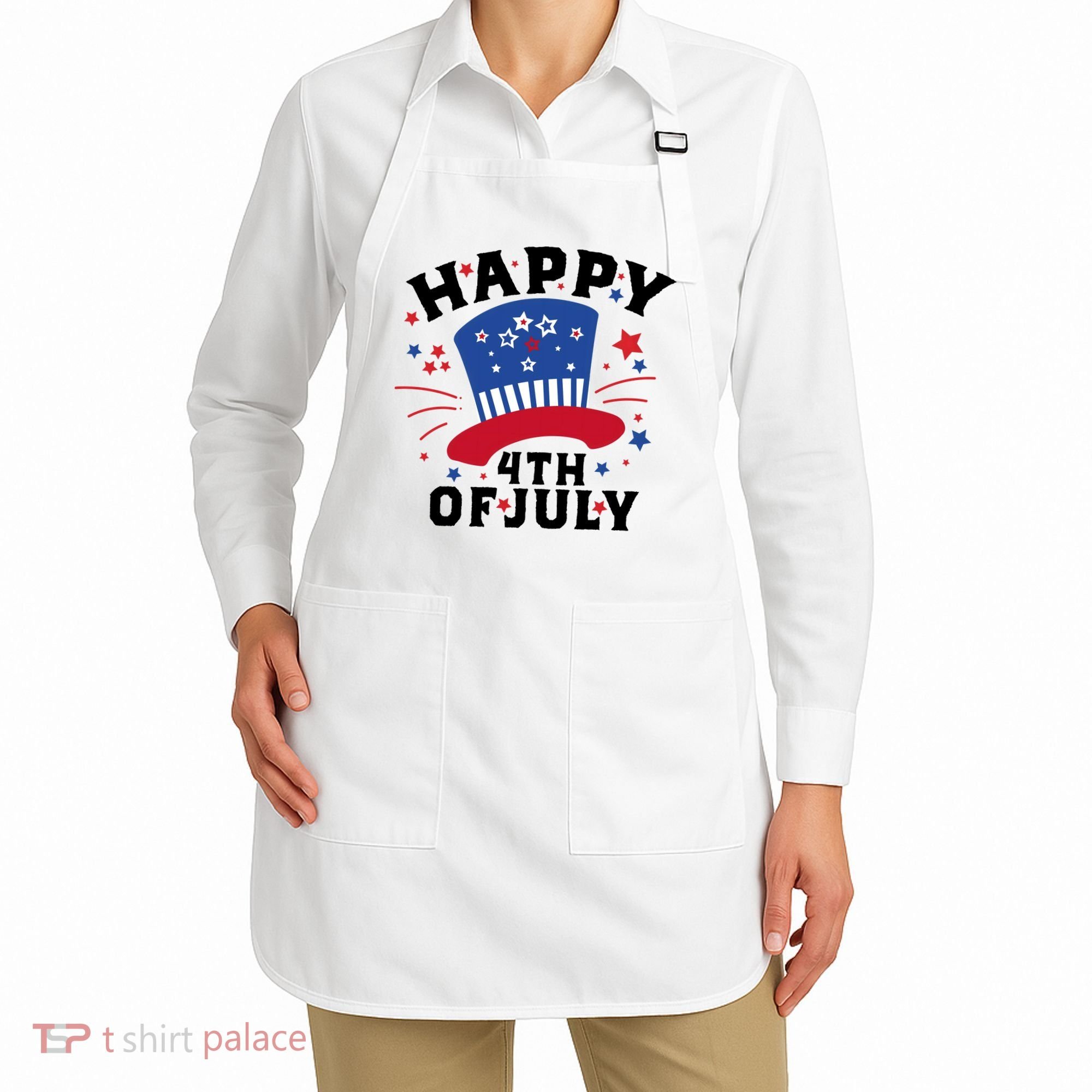 Happy 4th Of July Festive Celebration Apron
