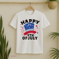 Happy 4th Of July Festive Celebration T-Shirt thumb 2