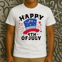 Happy 4th Of July Festive Celebration T-Shirt thumb 3