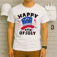 Happy 4th Of July Festive Celebration T-Shirt thumb 6