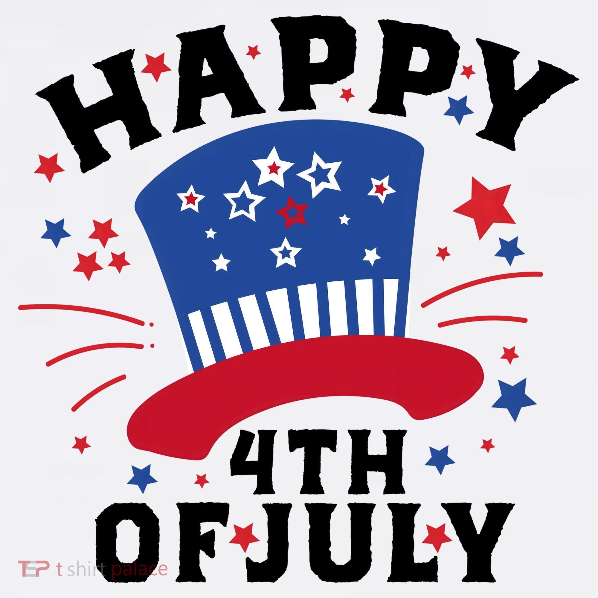 Happy 4th Of July Festive Celebration T-Shirt
