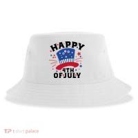 Happy 4th Of July Festive Celebration Sustainable Bucket Hat thumb 0