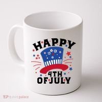Happy 4th Of July Festive Celebration Coffee Mug thumb 0