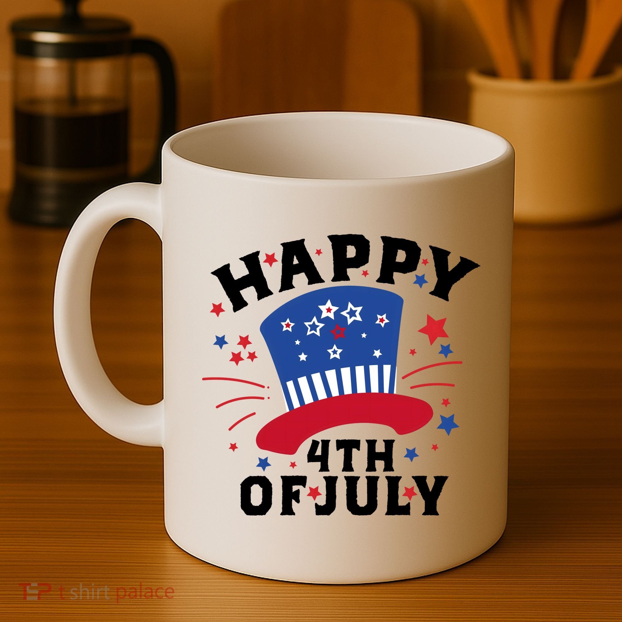 Happy 4th Of July Festive Celebration Coffee Mug