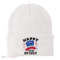 Happy 4th Of July Festive Celebration Beanie thumb 0