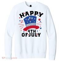 Happy 4th Of July Festive Celebration V.I.T. Fleece Crew Sweatshirt thumb 0