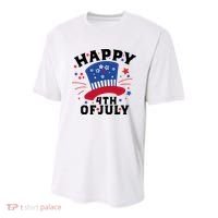 Happy 4th Of July Festive Celebration Youth Performance Sprint T-Shirt thumb 0