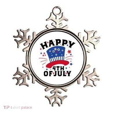 Happy 4th Of July Festive Celebration Ornament