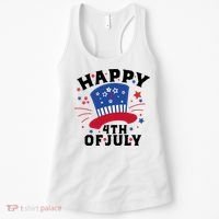 Happy 4th Of July Festive Celebration Women's Tank Top thumb 0