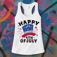 Happy 4th Of July Festive Celebration Women's Tank Top thumb 3