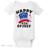 Happy 4th Of July Festive Celebration Baby Bodysuit thumb 0