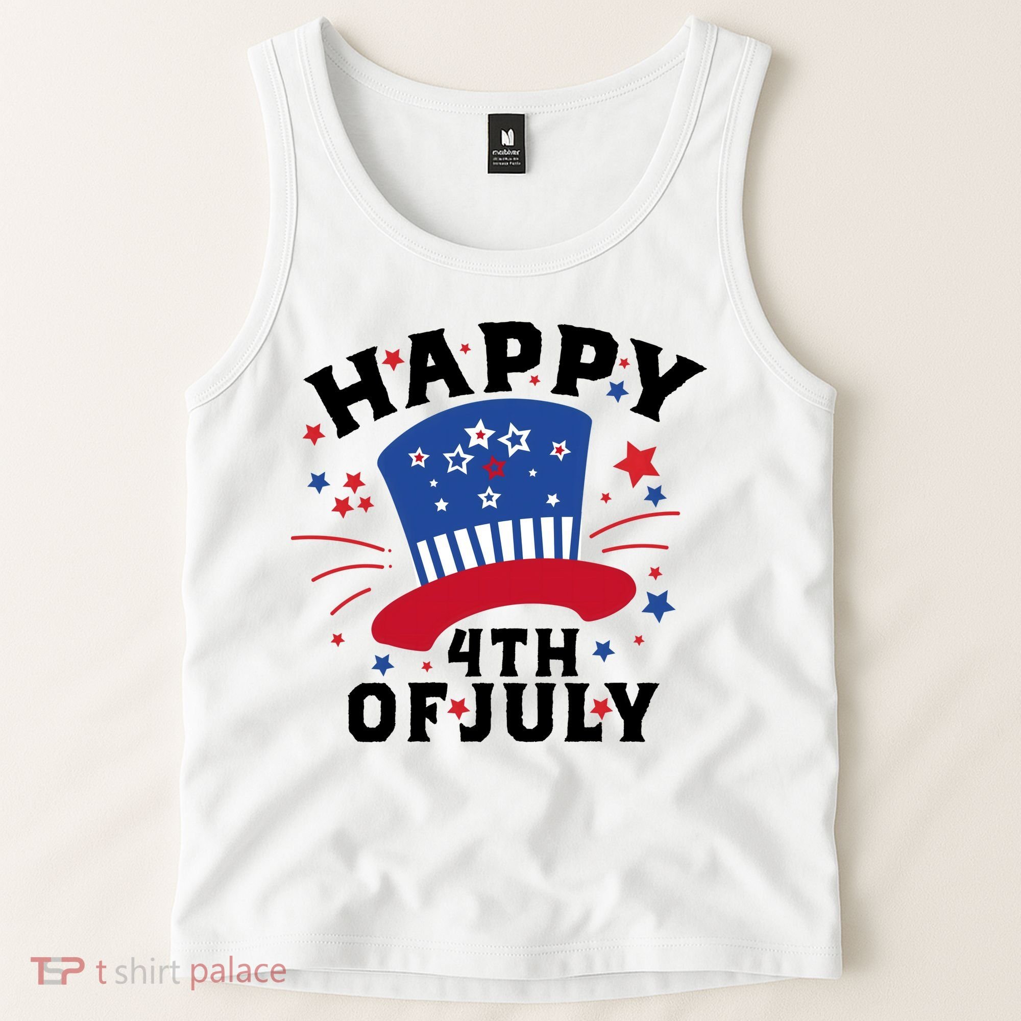 Happy 4th Of July Festive Celebration Tank Top