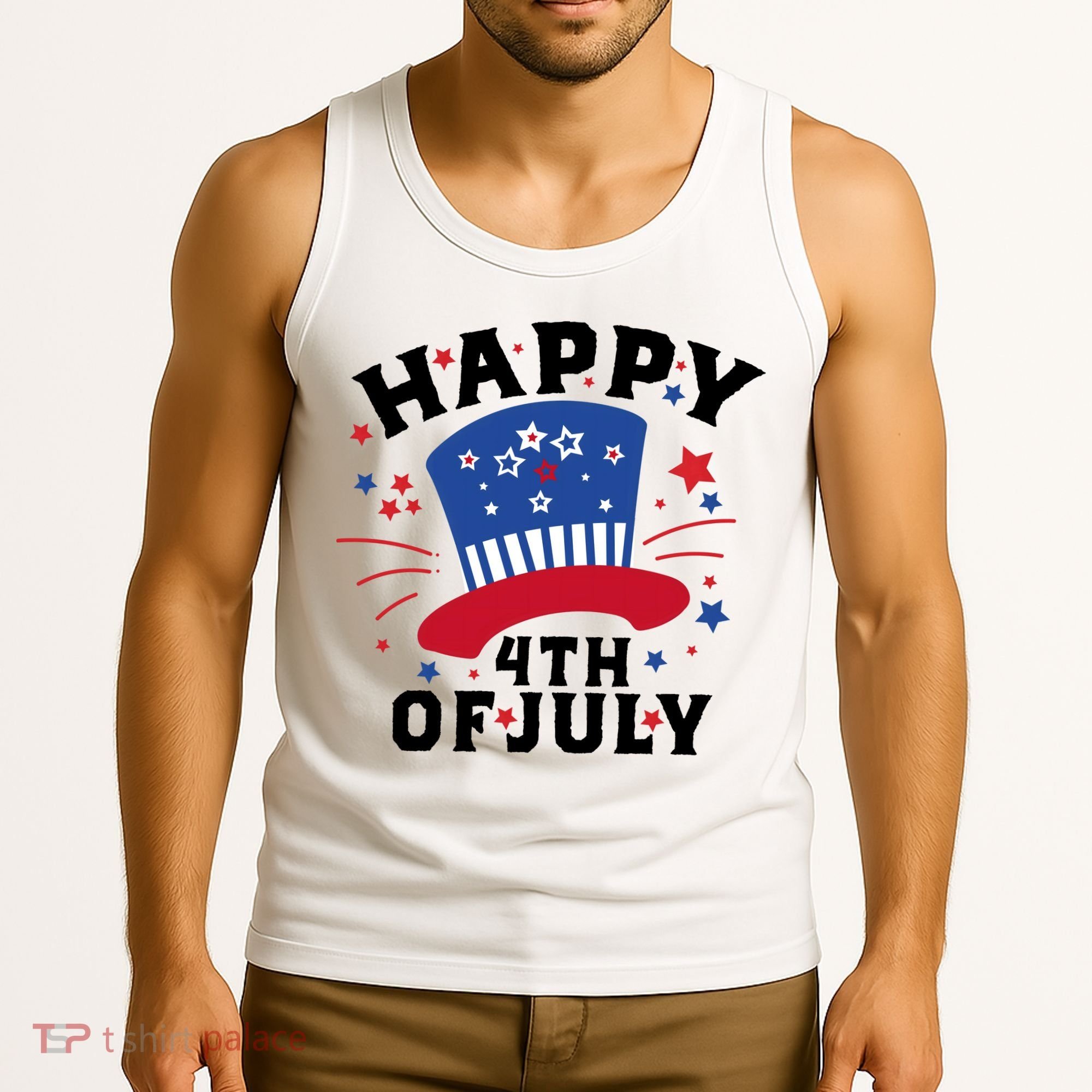 Happy 4th Of July Festive Celebration Tank Top