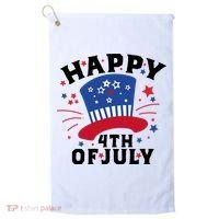 Happy 4th Of July Festive Celebration Golf Towel thumb 0