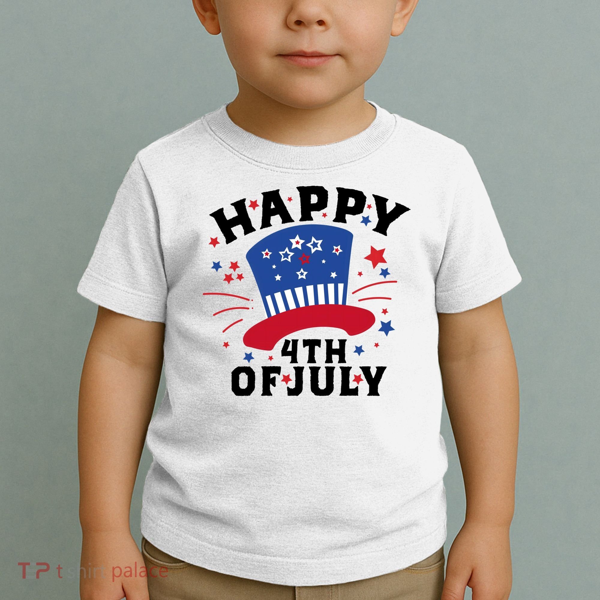 Happy 4th Of July Festive Celebration Toddler T-Shirt