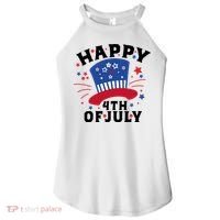 Happy 4th Of July Festive Celebration Women's Perfect Tri Rocker Tank thumb 0