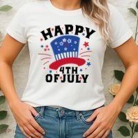 Happy 4th Of July Festive Celebration Women's T-Shirt thumb 2