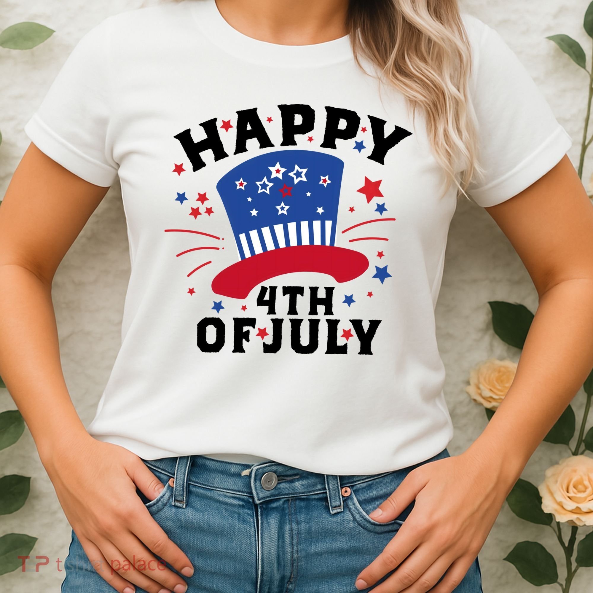 Happy 4th Of July Festive Celebration Women's T-Shirt