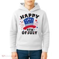 Happy 4th Of July Festive Celebration Kids Hoodie thumb 4