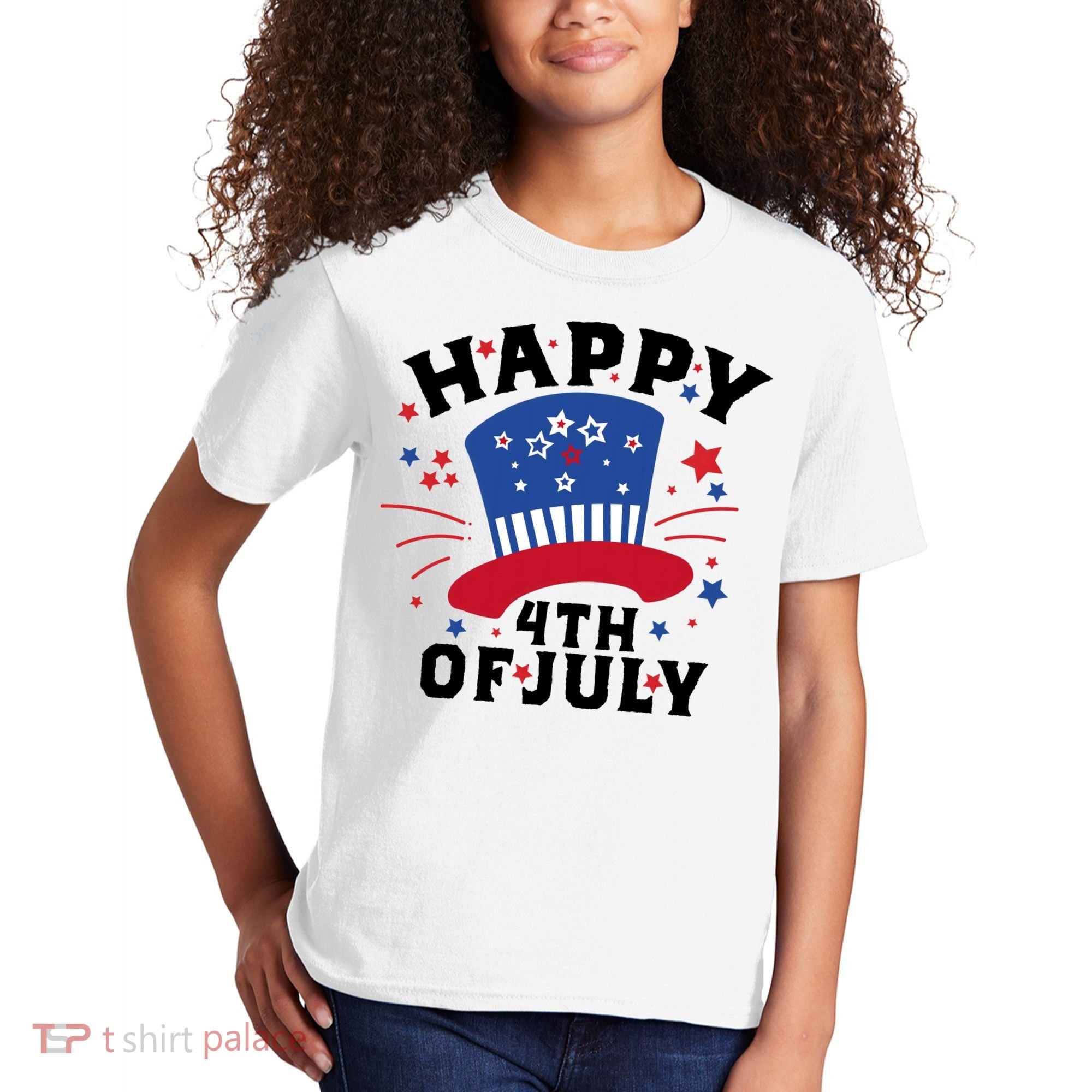 Happy 4th Of July Festive Celebration Kids T-Shirt