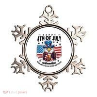 Happy 4th Of July Stars Stripes Usa Bald Eagle Beer Drinking Ornament thumb 0