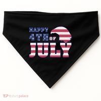Happy 4th Of July Eagle American USA-Made Doggie Bandana thumb 0