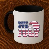 Happy 4th Of July Eagle American Coffee Mug thumb 2