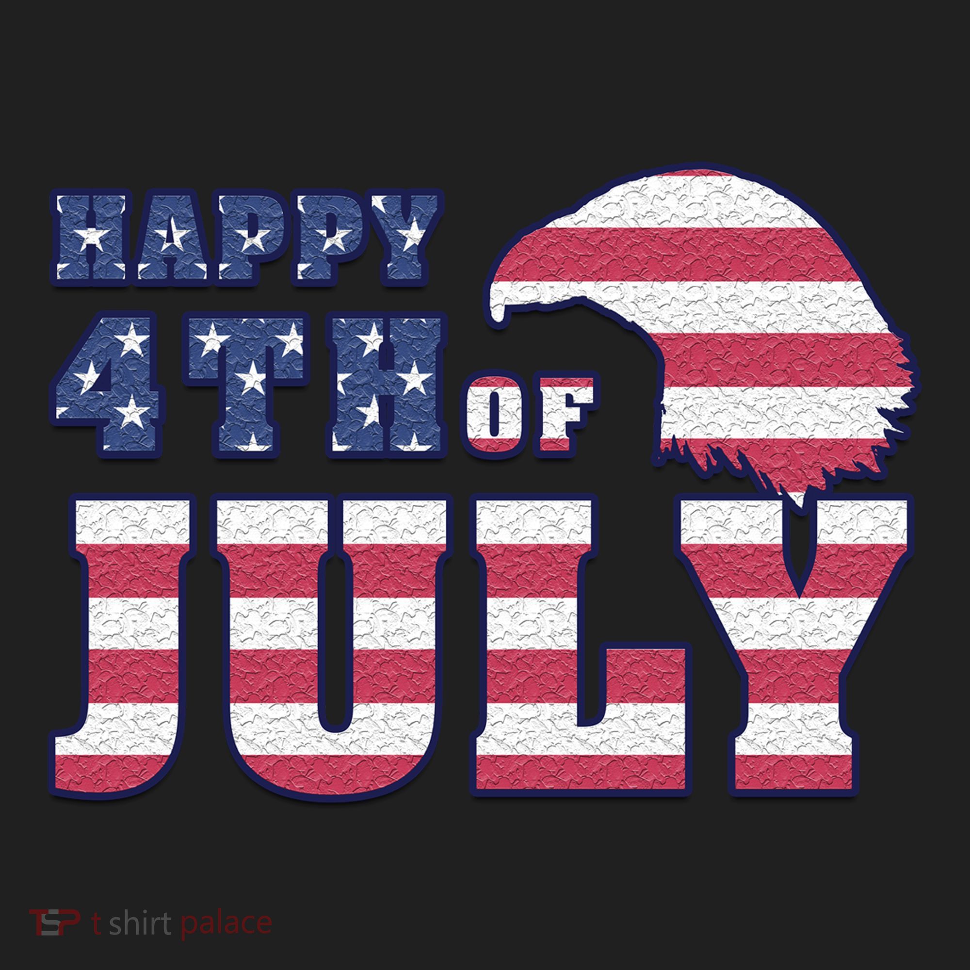 Happy 4th Of July Eagle American Beanie