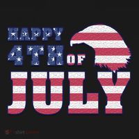 Happy 4th Of July Eagle American Coaster thumb 2