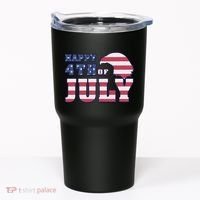 Happy 4th Of July Eagle American Tumbler thumb 0