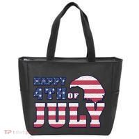 Happy 4th Of July Eagle American Tote Bag thumb 0