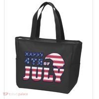 Happy 4th Of July Eagle American Tote Bag thumb 3