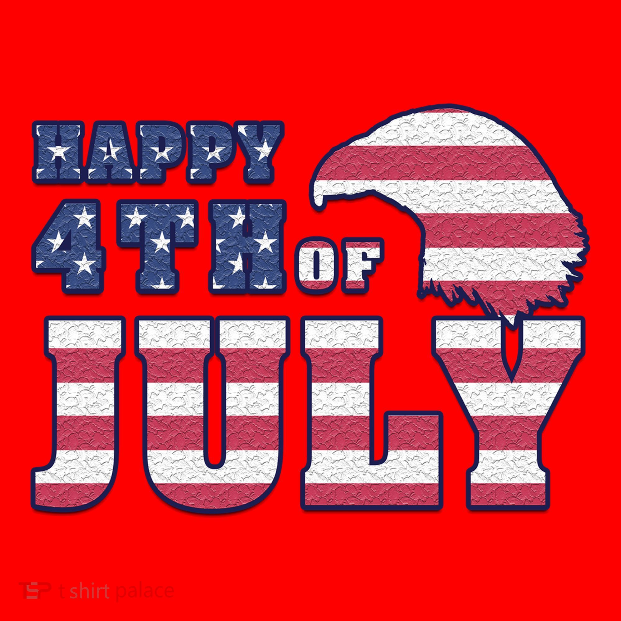 Happy 4th Of July Eagle American Santa Hat