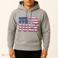Happy 4th Of July Eagle American Hoodie thumb 2