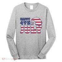Happy 4th Of July Eagle American Long Sleeve Shirt thumb 0