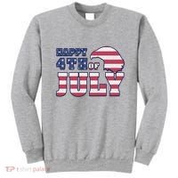 Happy 4th Of July Eagle American Sweatshirt thumb 0