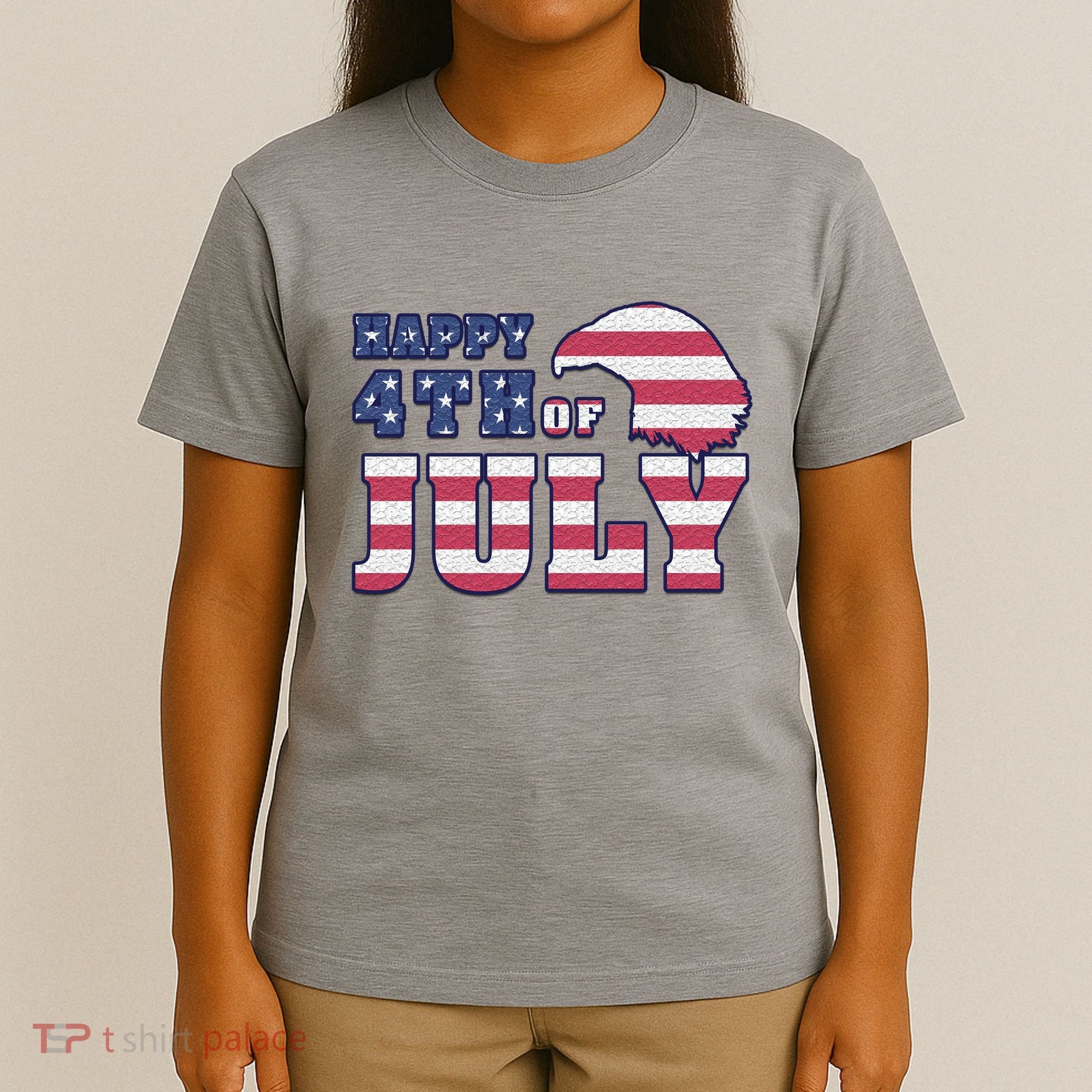 Happy 4th Of July Eagle American T-Shirt