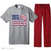 Happy 4th Of July Eagle American Pajama Set thumb 0