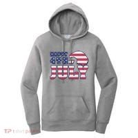 Happy 4th Of July Eagle American Women's Hoodie thumb 0